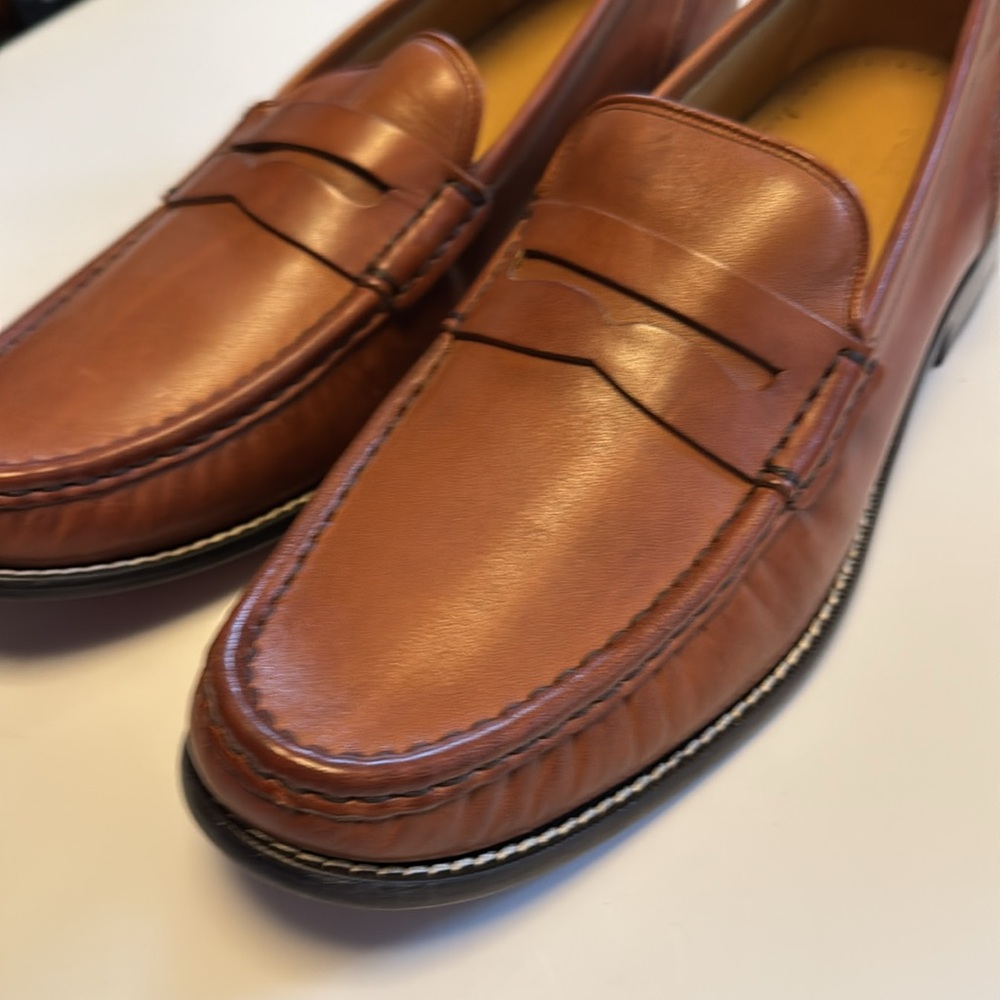 New Cole Haan Men's British Tan Grand OS Loafers 12M - Picture 2 of 10
